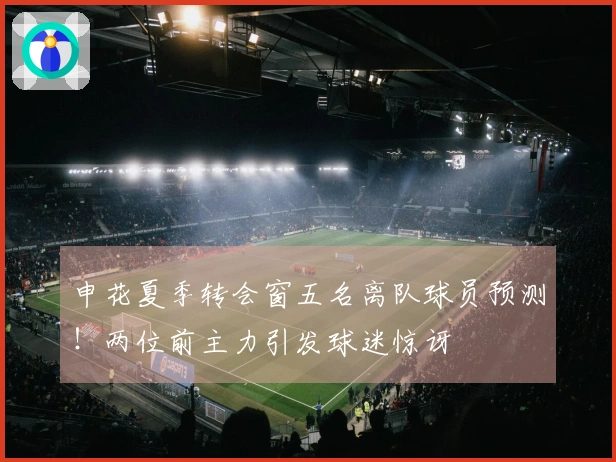 申花夏季转会窗五名离队球员预测！两位前主力引发球迷惊讶