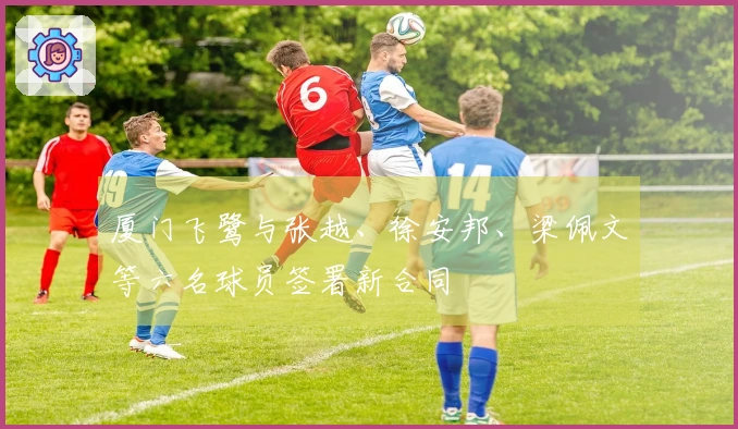 厦门飞鹭与张越、徐安邦、梁佩文等六名球员签署新合同